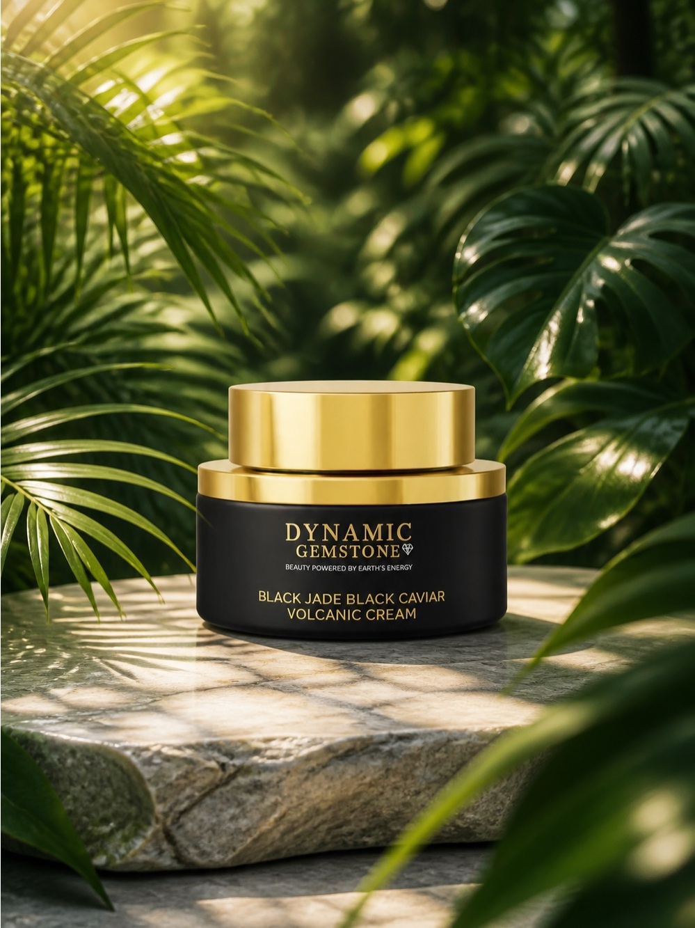 Dynamic Gemstone Black Jade Black Caviar Volcanic Mask 1.7 oz